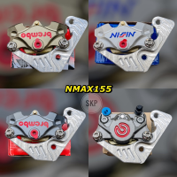 ปั้มล่างแต่งYAMAHA NMAX155 (ปั้มด้วง/ปั้มปักข้าง พร้อมขาจับโช๊คเดิมจานเดิม+น็อต) ?#ปั้มล่างnmax