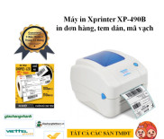 Máy in đơn hàng TMĐT Xprinter XP490B Máy in nhiệt chuyên dụng in tem nhãn