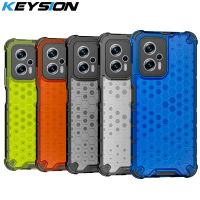 【Electronic Store】 KEYSION เคสเกราะกันกระแทกสำหรับ Xiaomi POCO X4 GT X4 Pro 5G โทรศัพท์รังผึ้งโปร่งใสฝาหลังสำหรับ Redmi หมายเหตุ11T Pro