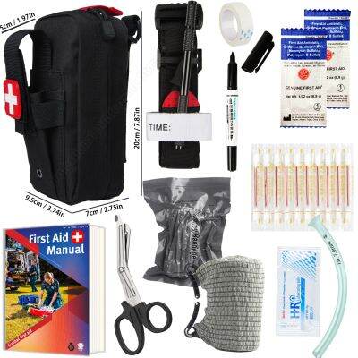 Emergency Survival Kit Gear Tactical First Aid Kit Military Admin Pouch EMT Camping Gear Tactical Trauma Molle Medical EDC IFAK