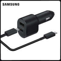 Pcyp Samsung เร็วสุดๆที่ชาร์จแบตในรถของแท้แท่นชาร์จผนังเร่งคู่45W + 15W 2พอร์ต | ที่ชาร์จแบตในรถ Samsung EP-L5300