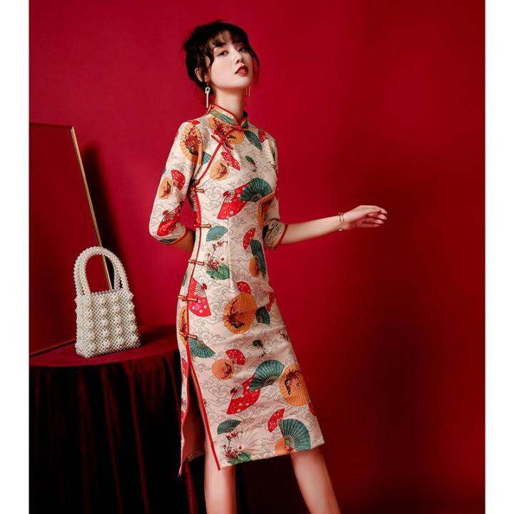 Joso Improved Cheongsam 2023 Autumn Young Girl Modern Retro Chinese