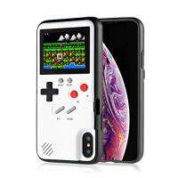 Gameboy Case for iPhone 6 8 Plus XS Max XR 11 12 13Pro MAX ,Retro 3D Gameboy Design Style Silicone Cover Case with 36 Small Game