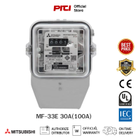 Mitsubishi มิเตอร์ไฟฟ้า MF-33E : 1เฟส รุ่น 30(100A)A 220V มิเตอร์ไฟฟ้าชนิดจานหมุน