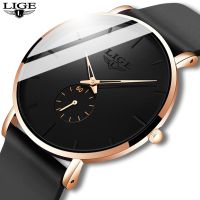 [Aishang watch industry]LIGE นาฬิกาแฟชั่นใหม่สำหรับผู้ชายนาฬิกาแบรนด์หรูกันน้ำเรียบง่ายบางเฉียบนาฬิกานาฬิกาผู้ชายนาฬิกาควอตซ์ Relogio Masculino