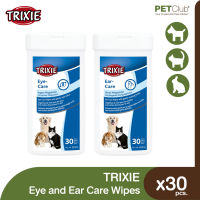 [PETClub] TRIXIE EYE &amp; EAR CARE WIPES - ผ้าเช็ดทำความสะอาดตาและหู 30ชิ้น