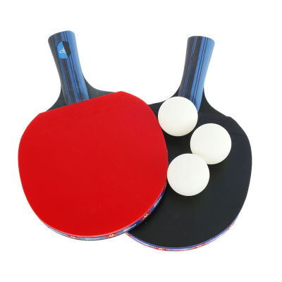 Table Tennis Racket Set Professional Ping Pong Bats Ball Paddles Sports Training Poplar Good for Beginner and Advanced Players