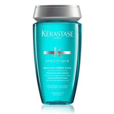 Kerastase Specifique Bain Vital Dermo-Calm Cleansing Soothing Shampoo (Sensitive Scalp, Combination Hair) 250 ml แชมพูสำหรับปัญหาหนังศีรษะระคายเคืองและแพ้ง่าย