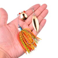 1pcs Spinner Bait 10G 16G 17G Metal Lure Hard Fishing Lure Spinner Lure Spinnerbait Pike Swivel Fish Tackle Wobbler Fishing Lures Baits