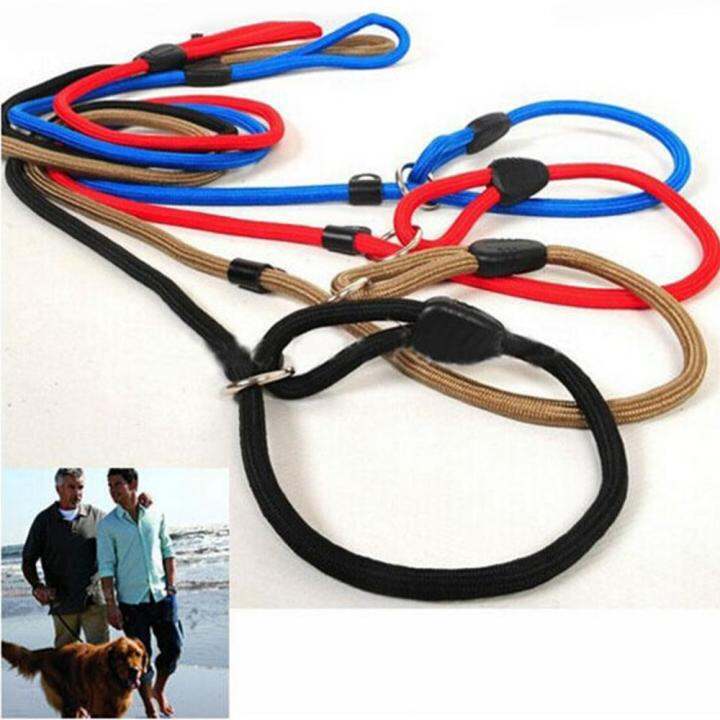 130cm-dog-traction-rope-adjustable-leash-lead-strap-nylon-traction-rope-small-medium-dogs-walk-training-pet-leashes-dog-collar-leashes