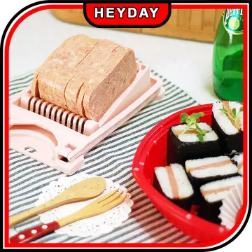 NEW Easy Spam Cutter Musubi Slicer Stainless Steel Wires Lunche on