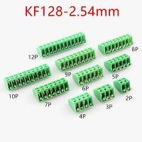 10Pcs KF128 2-12Pin Mini Screw Wire Terminal Blocks PCB Connector 2.54mm Pitch 2/3/4/12Pin Terminals 150V 6A for 26-18AWG Cable