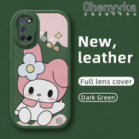 เคส Chenyyka สำหรับ OPPO A52 A72 A92 4G เคสการ์ตูนน่ารักเมโลดี้ดีไซน์ใหม่กันกระแทกเคสใส่โทรศัพท์หนังฝาหลังอ่อนนุ่มซิลิโคนรวมเลนส์กล้องเคสป้องกัน