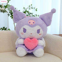 HOONEY ตุ๊กตาของเล่นกำมะหยี่ยัดไส้น่ารัก Kuromi Boneka Mainan น่ารักสร้างสรรค์สำหรับเด็กของขวัญสะดวกสบายสำหรับเด็ก HY-MY