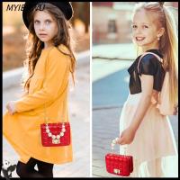 MYIERWU หนังพียู กระเป๋า Crossbody มินิมินิ สีลูกอมสี กระเป๋าสะพายไหล่เดียว แฟชั่นสำหรับผู้หญิง ที่จับไข่มุก กระเป๋าถือแบบถือ สาวๆ