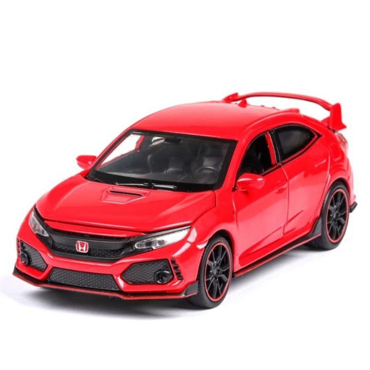 1-32-honda-civic-type-r-diecasts-amp-toy-vehicles-metal-car-model-sound-light-collection-car-toys-for-children-christmas-gift