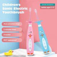 [Hot Sale] แปรงสีฟันเด็กไฟฟ้าเด็ก39; S ฟัน BrushToothbrush สำหรับเด็ก Oralanti ติดคอ3หัวฉีด5โหมด