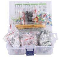 DIY Electronics Components Kit Assortment 1200PCS Diode Triode Metal Film Resistance Ceramic Chip Capacitor for Arduino UNO