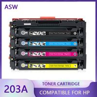 หมึกที่เข้ากันได้ CF540A รถยนต์ CF541A CF542A 203A CF543A สำหรับ HP เจ็ทโปร M254 M254nw M254dw เครื่องพิมพ์ M254dn