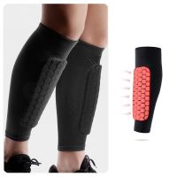 1 PC Honeycomb Soccer Shin Guards Football Shields Sports Legging Shinguards Leg Sleeves Protective Gear Shank Protector Supports Braces