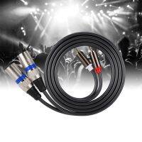 【ลดล้างสต๊อก】1.5M for RCA Male to XLR Male Audio Adapter Cable Patch Cord Double row PVC Wire