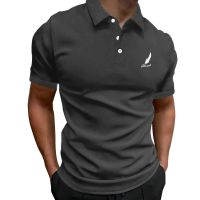 Men Clothes Summer Casual Sport Short Sleeve Fashion Print Polo Shirt .