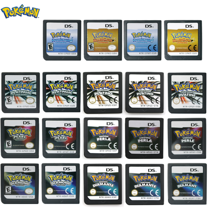 Pokemon NDS Game Series Cartridge Video Game Console Card Diamond ...