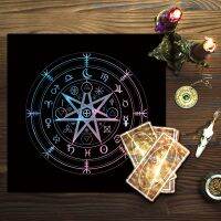 Morris8 Home Decoration Tablecloth Pentagram Magic Array Divination Waterproof Tapestry 85x85cm