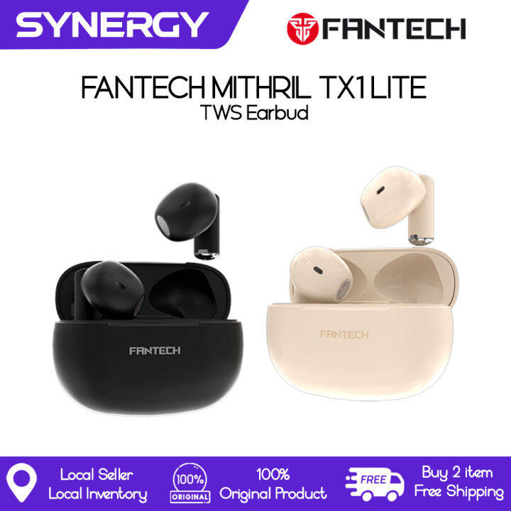 Fantech TWS Earbuds Mithril TX1 Lite with IPX5 Sweat & Splash Resistant ...