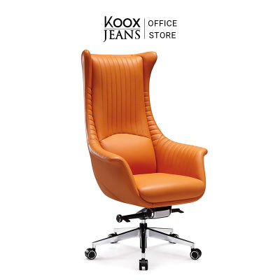 KOOXJEANS Boss Chair Furniture Office chair Ergonomic Chair เก้าอี้โต๊ะคอมพิวเตอร์ เก้าอี้เล่นเกมส์ เอนลงได้หลายระดับ A2009