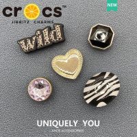 jibbitz croc charms แท้ ตัวติดรองเท้า โลหะ DIY รองเท้า ดอกไม้ คุณภาพสูง อุปกรณ์ตกแต่ง jibbitz สําหรับ croc