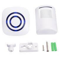 ☁㍿ Wireless Doorbell PIR Store Shop Welcome Motion Sensor Infrared Detector Induction Alarm Door Bell Waterproof Doorbell