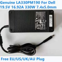 LA330PM190แท้19.5V 16.92A 330W อะแดปเตอร์ AC DA330PM190สำหรับ Dell ALIENWARE R1 R3 R5 M17X ที่ชาร์จ M18X X51 ADP-330AB B D