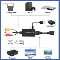 CAYCXT อุปกรณ์ดิจิตอลสายแปลงสัญญาณคงทน1080P RCA เป็น HDMI HDMI To Video Audio HDMI ตัวเเปลง AV Pal/ntsc