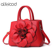 aliwood Fashion Womens Bag Rose Flower Handbags Ladies Shoulder Bags High Quality Female PU Leather Crossbody Bags Tote Bolsas
