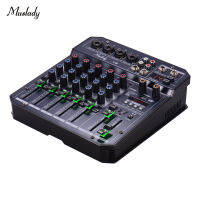 Muslady T6 Portable 6-Channel Mixing Consoleในตัว 16 DSP 48V Phantom Powerรองรับการเชื่อมต่อBT US Plug