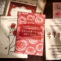 [COD] and her postcard ins style hand-painted illustration sense literary romantic gift decoration greeting card