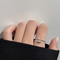 [COD] Ancient cat retro rose ring female ins three-dimensional flower opening line index finger adjustable