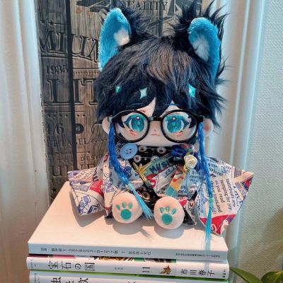 Anime Game  Genshin Impact Braid Venti Animal Ear Cosplay Plush Stuffed Dolls Body Soft Plushie  Doll Xmas Gift