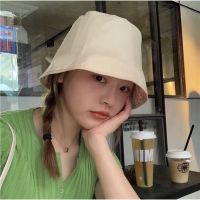 หมวกบักเก็ตน่ารักสีหวานใส่ได้สองด้าน หมวก สไตล์เกาหลี bucket hat  หมวกน่ารักๆ หมวกแฟชั่น