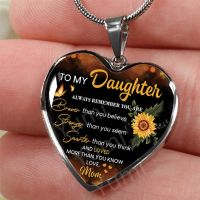 【CC】 To Daughter Exquisite Pendant Necklace From Mom Birthday