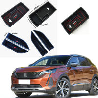 Car Armrest Storage For Peugeot 3008 3008GT 5008 5008GT 2018 2019 2020 2021 Central Console Storage Interior Accessories2023