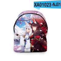 Azur Lane Anime Cartoon Primary Middle School Students Waterproof Schoolbag Backpack Children Boys Girls Sports Backpack