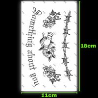 SAI MAGIC TATTOO Lasts to 2 weeks 18CM×11CM Tattoo sticker waterproof long lasting Temporary fake tattoo 纹身贴纸 紋身貼紙 防水持久 825