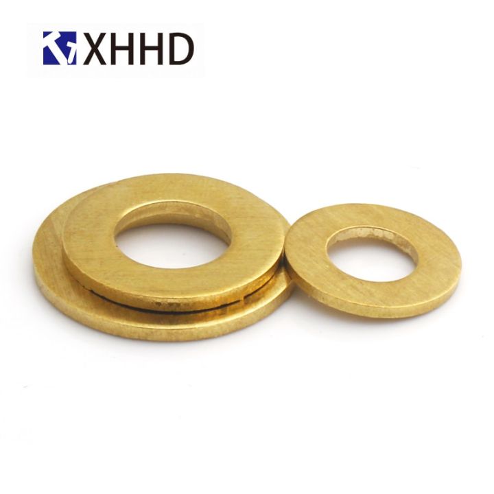 flat-sheet-metal-plain-washers-brass-copper-bronze-round-seal-washer-brass-gasket-m2-m2-5-m3-m4-m5-m6-m8-m10-m12-m14-m16-nails-screws-fasteners