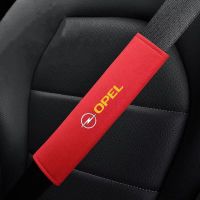 1pcs Car Safety Belt Ornament Plush Leather Anti-Fur Seatbelt Shoulder Protector For opel astra k g b c h j vectra zafira b cors Seat Covers