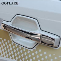 chrome car door handle bowl cover trim panel for Mitsubishi Pajero 3 III V73 V75 V77 2001 2002 2003 2004 2005 2008 accessories