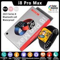 I8 Pro Max  สมาร์ทวอทช์ที่ตอบโจทย์คุณได้นาฬิกาข้อมือ สมาร์ทวอช นาฬิกาบลูทูธ เมนูภาษาไทยวัดการเต้นหัวใจ รองรับ Android นาฬิกาเพื่อสุขภาพ