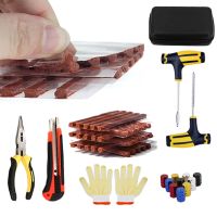 ❣♗ Car Tire Repair Kit tool Studding Tubeless Puncture Emergency for Car bike tyre Strips Stiring Glue Repair Tool Kit Motorcycle