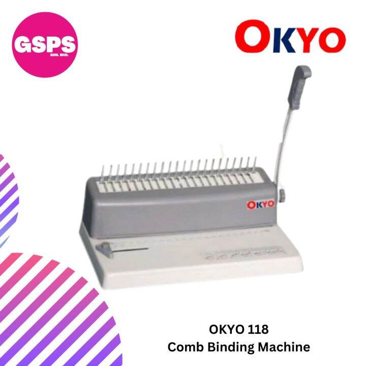OKYO 118 Comb Binding Machine Lazada